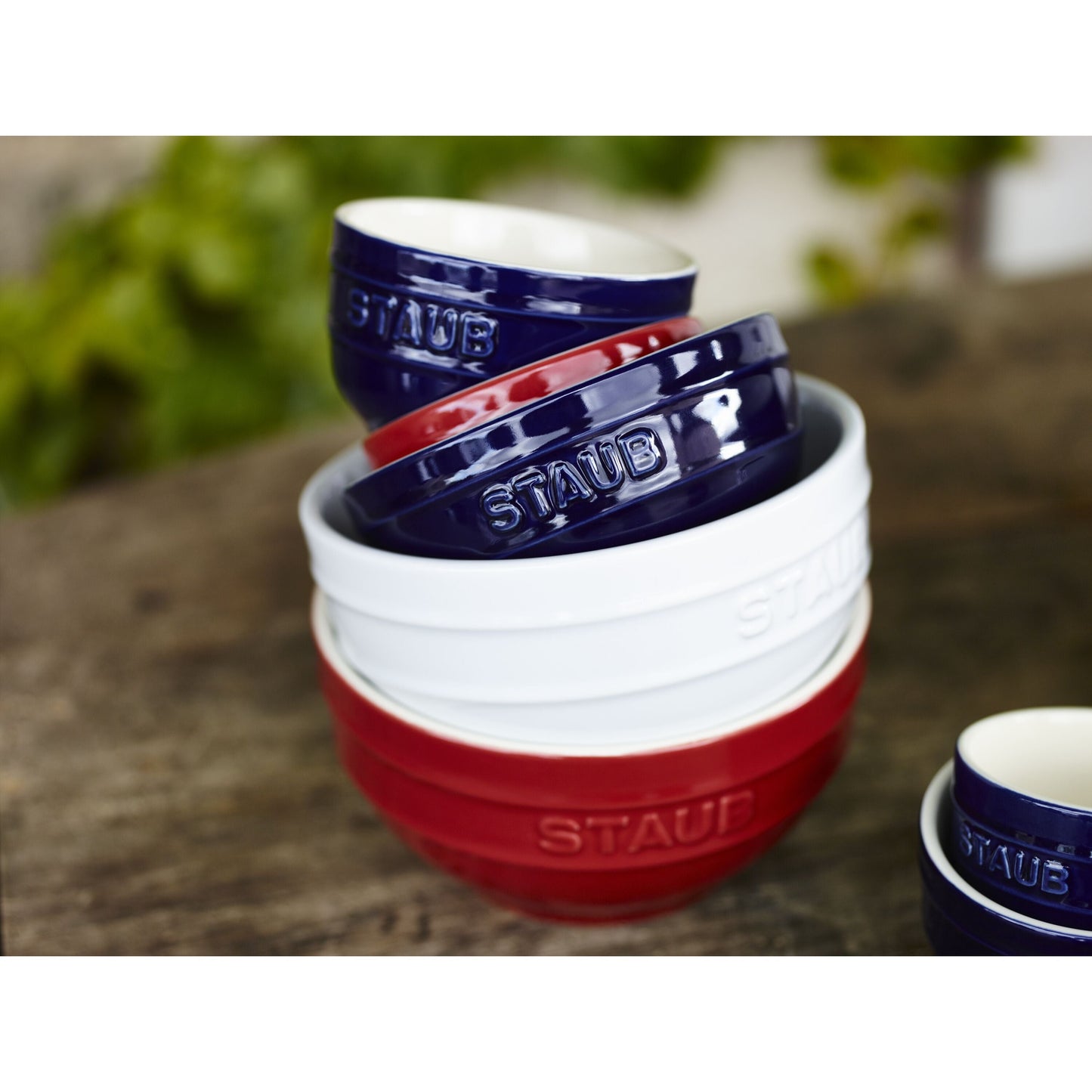 STAUB Ceramique 12 cm Ceramic Round Bowl, Dark-Blue