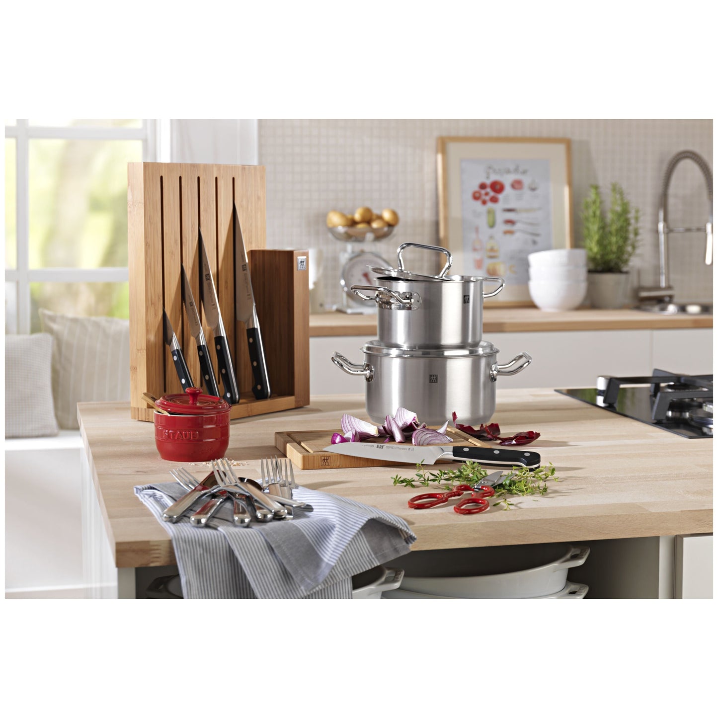 STAUB Ceramique 8 cm Ceramic Salt Crock, Cherry