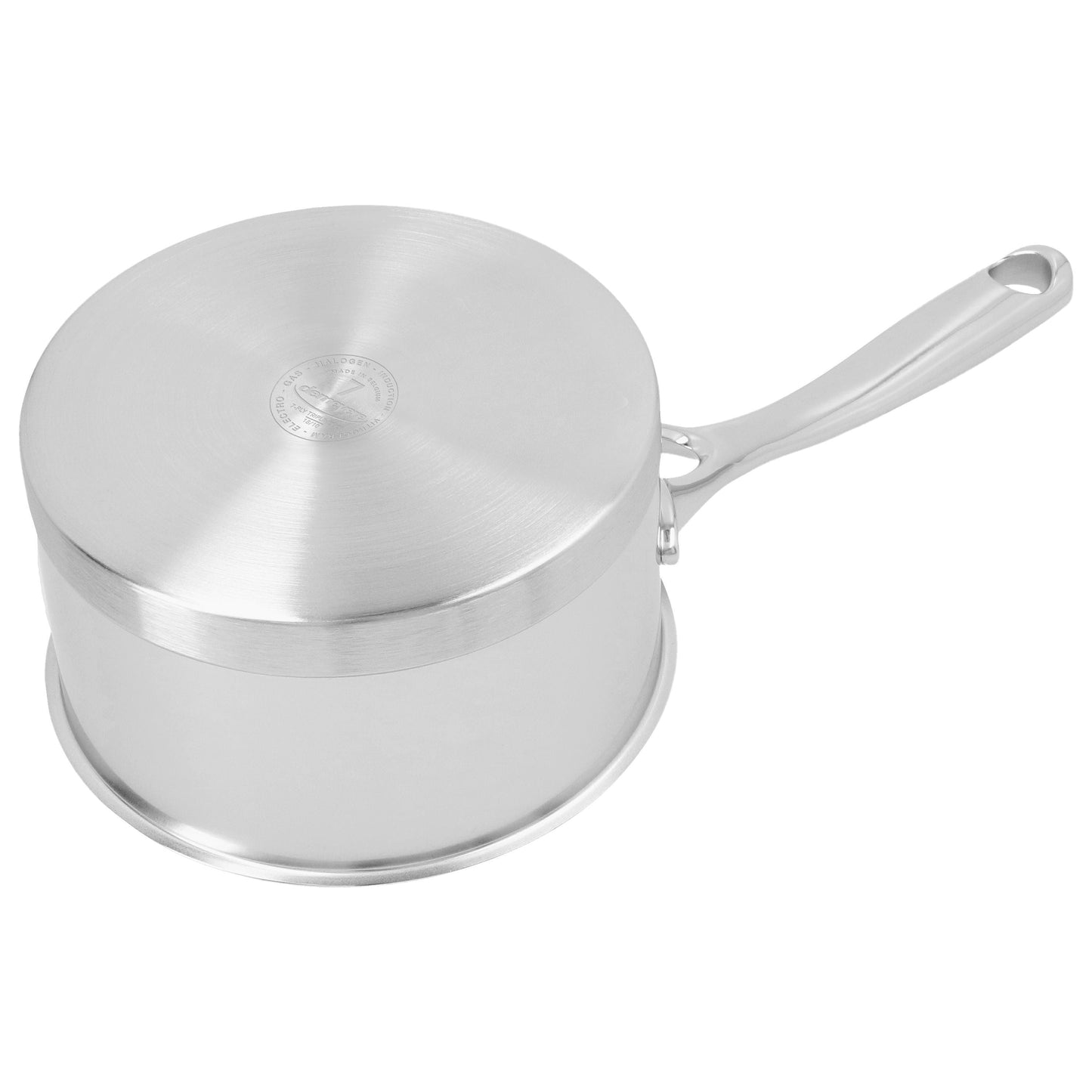 DEMEYERE Atlantis 7 1 L 18/10 Stainless Steel Round Sauce Pan With Lid, Silver