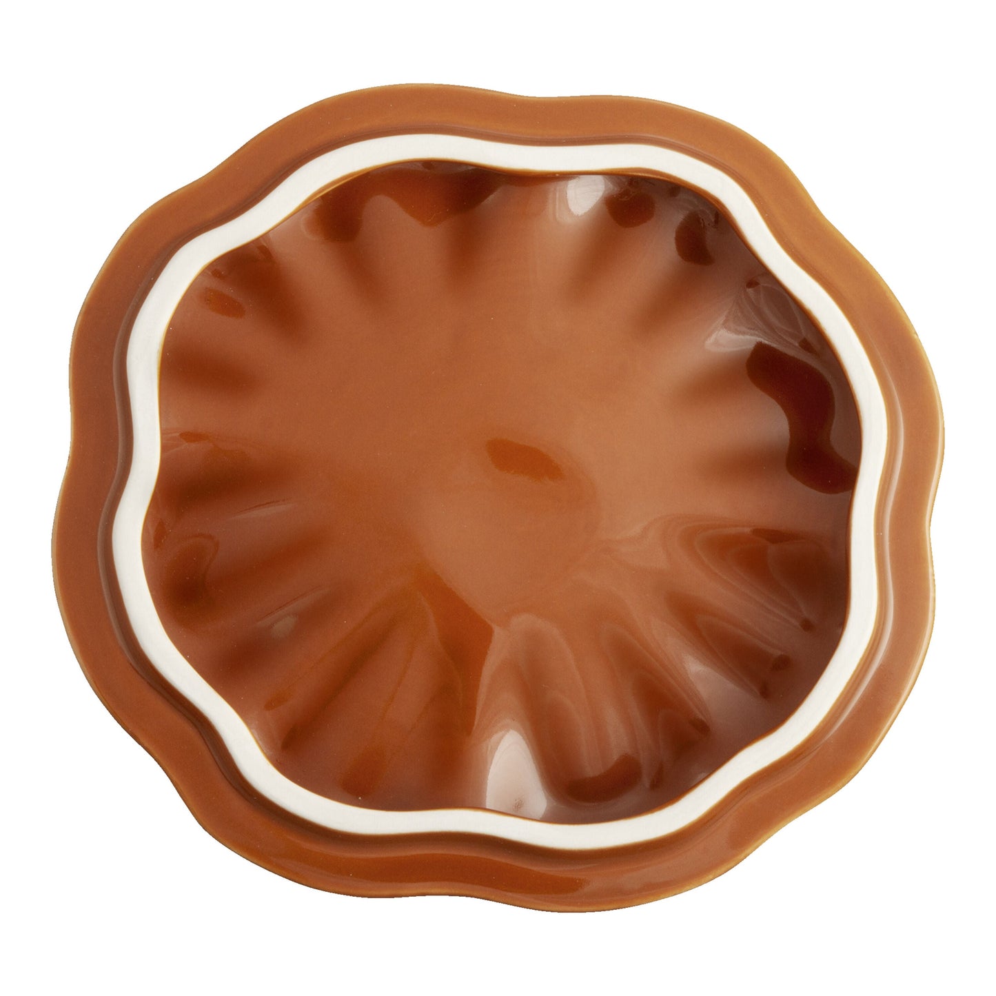STAUB Ceramique 700 Ml Ceramic Pumpkin Cocotte, Cinnamon