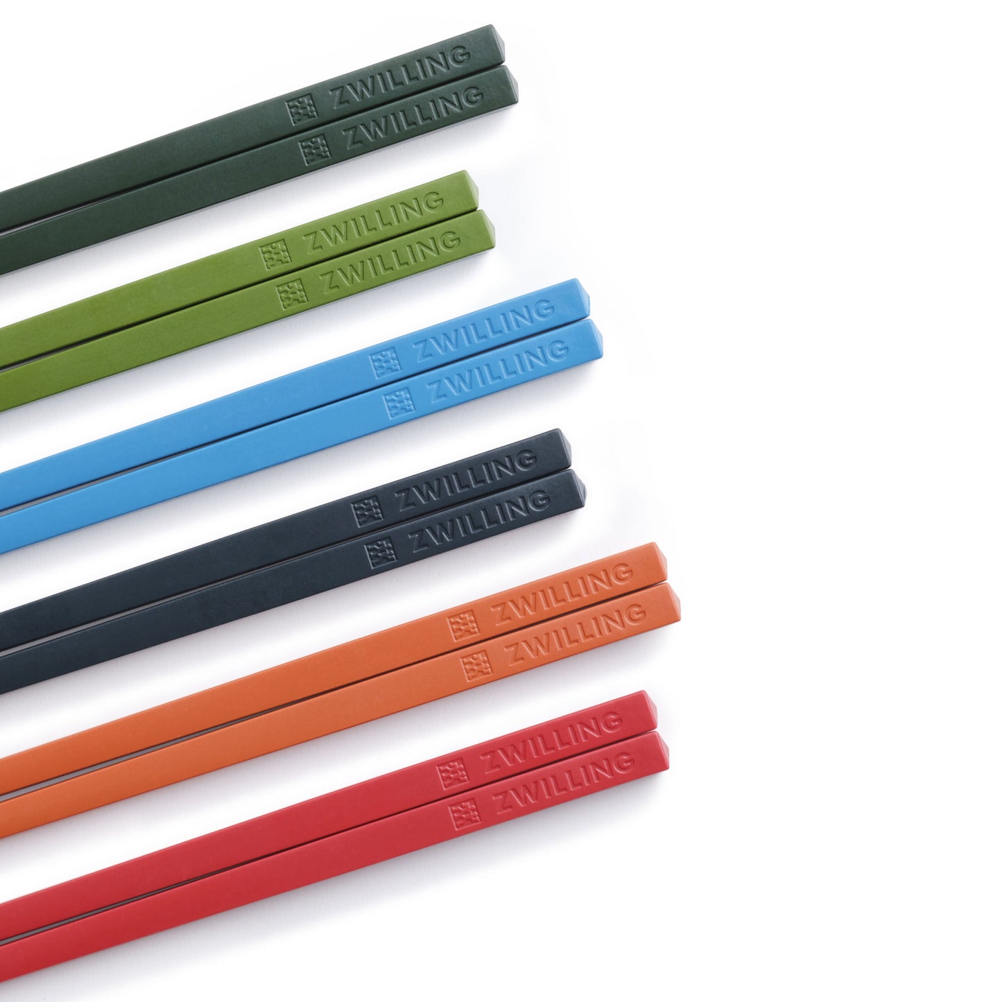 ZWILLING Chopsticks 12 Piece Chopstick Set, Coloured