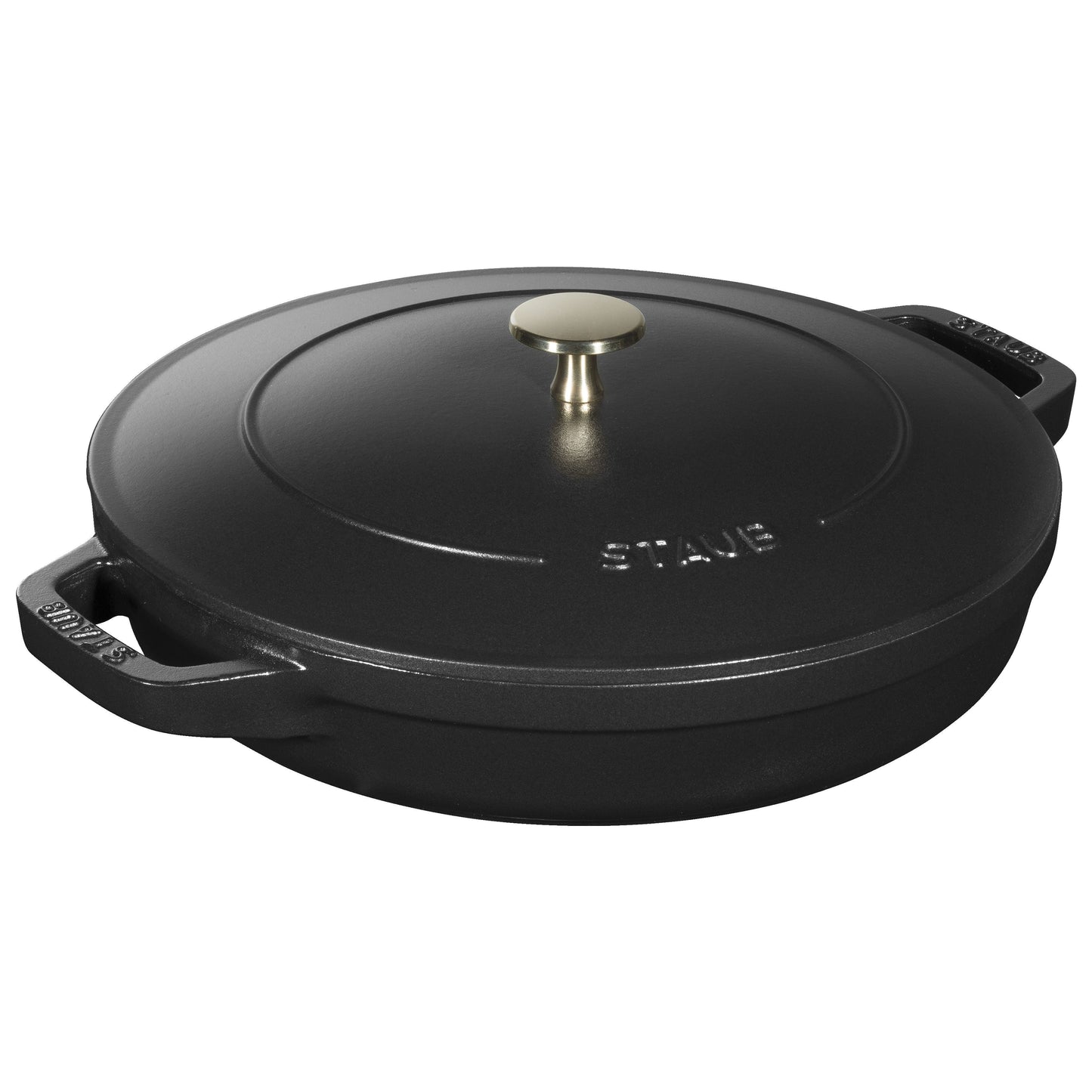 STAUB Stackable Set Stackable Set Large 4 Piece Cast Iron, Black