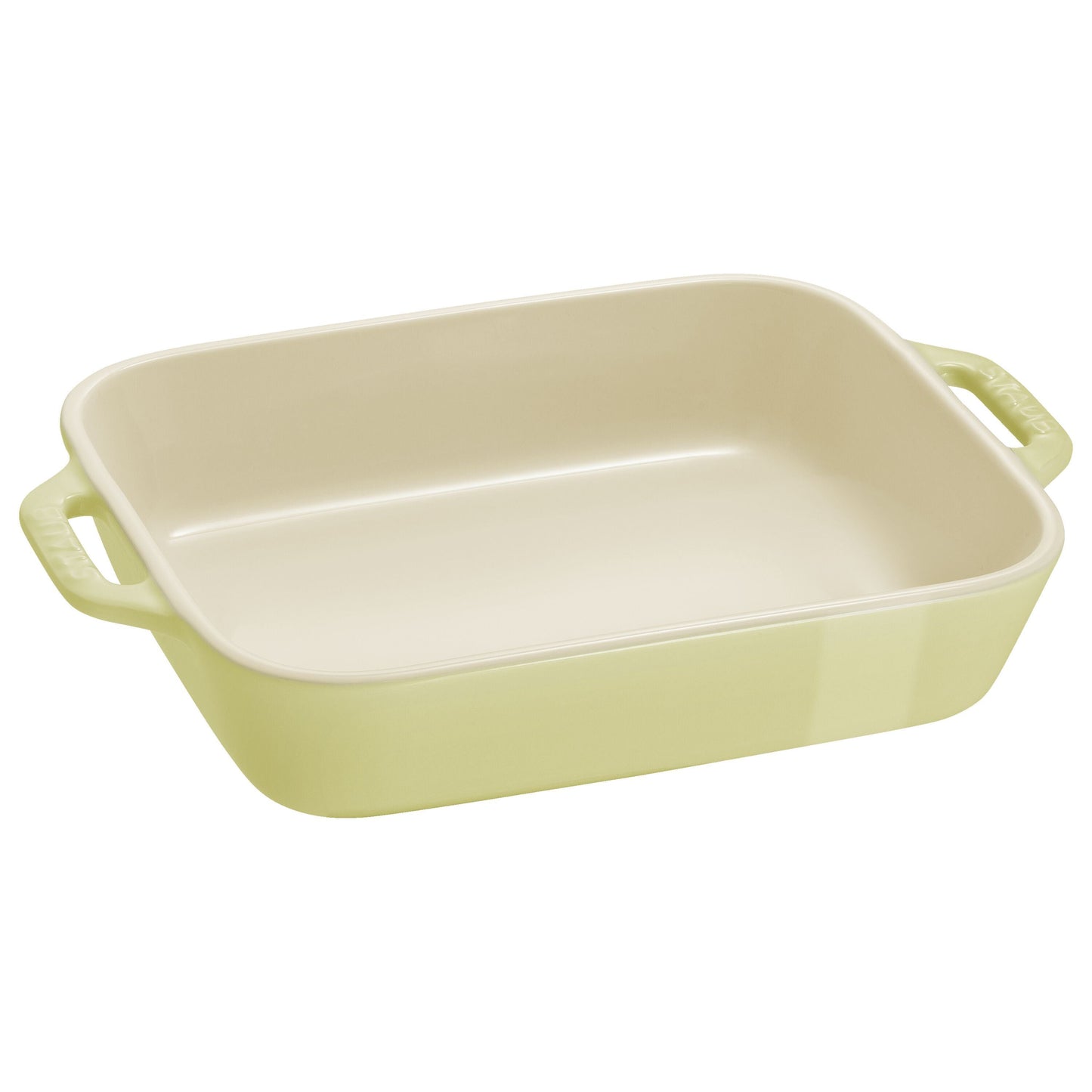 STAUB Ceramique Rectangular Baking Dish Set Light Green 2 Piece