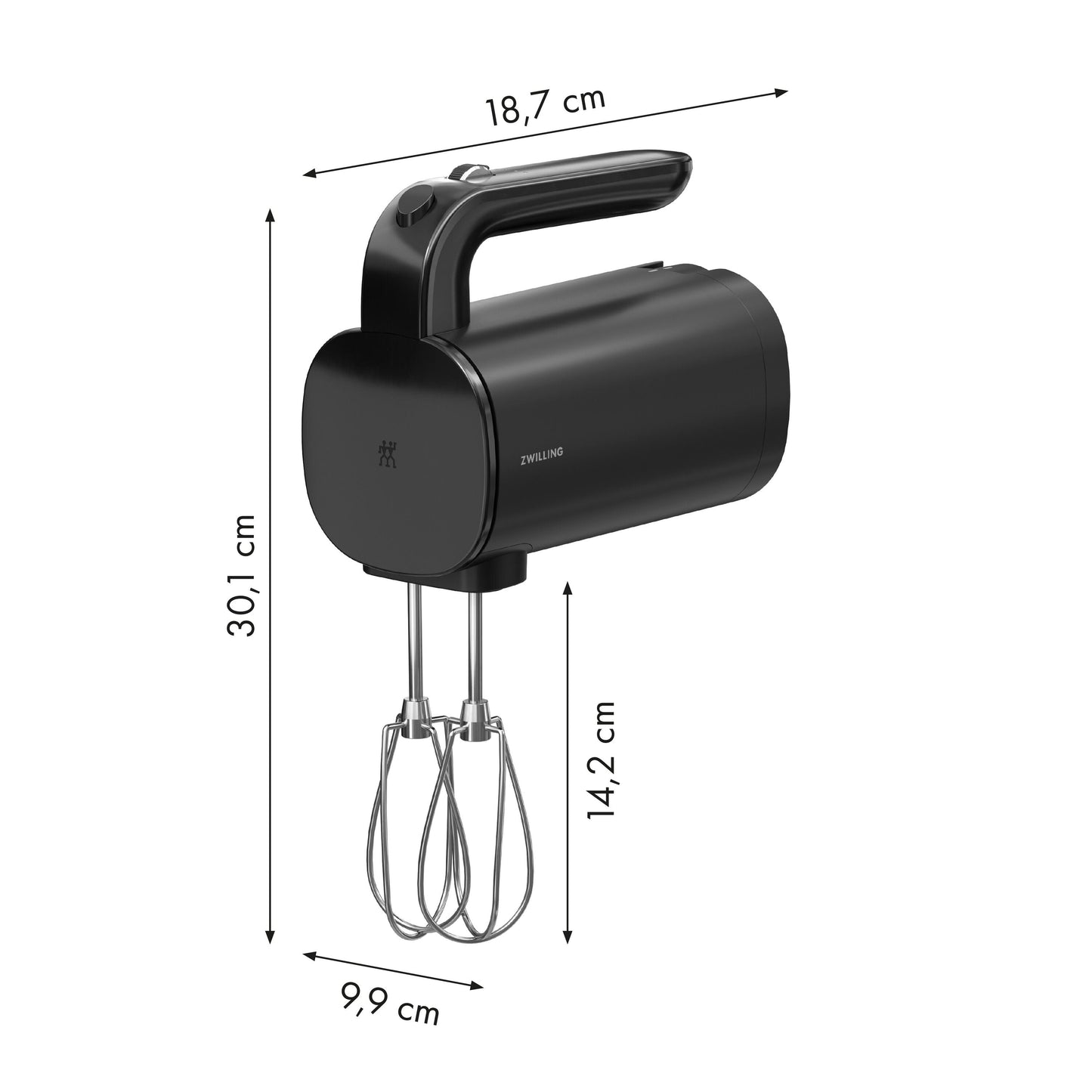 ZWILLING XTEND Cordless Hand Mixer, Single Item Without Battery