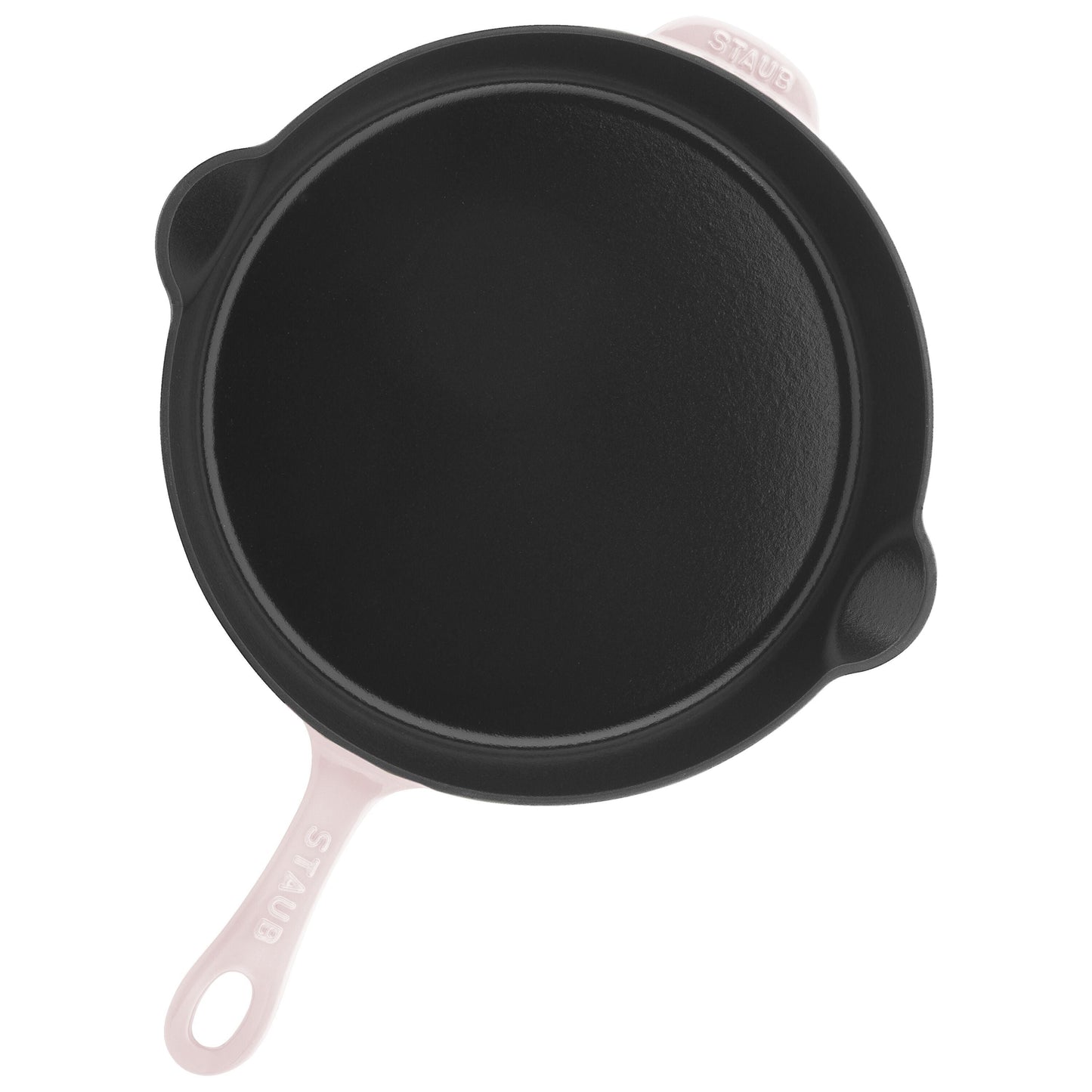 STAUB Pans 22 cm / 8.5 inch Cast Iron Traditional Deep Frypan, Sorbet Rose