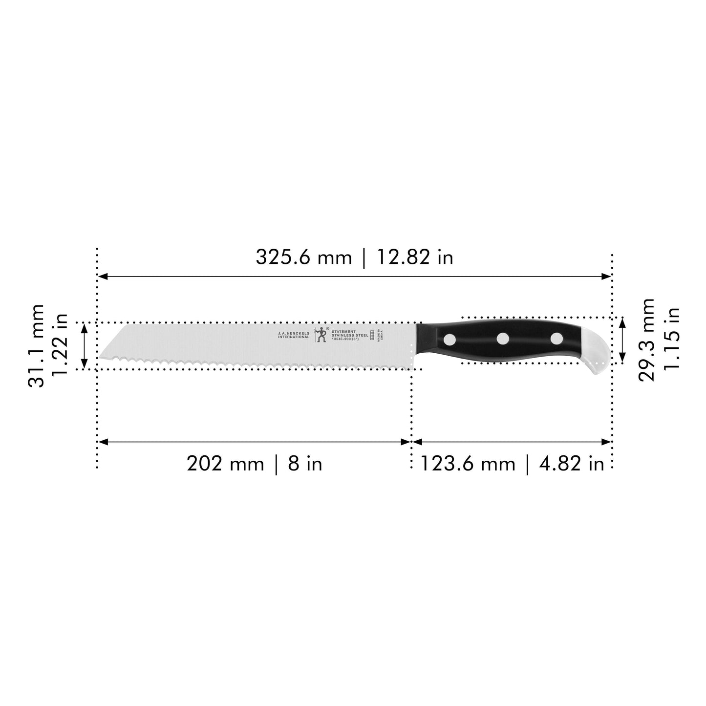 HENCKELS Statement 8 Inch Bread Knife
