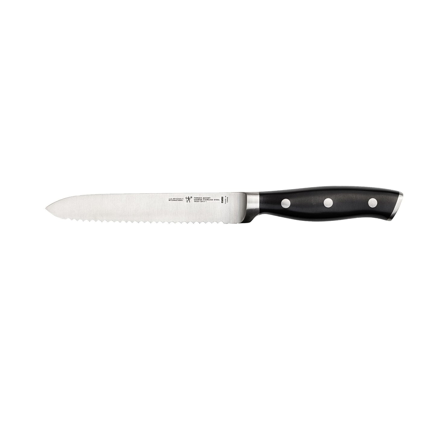 HENCKELS Forged Accent 12 Piece Knife Block Set, Black