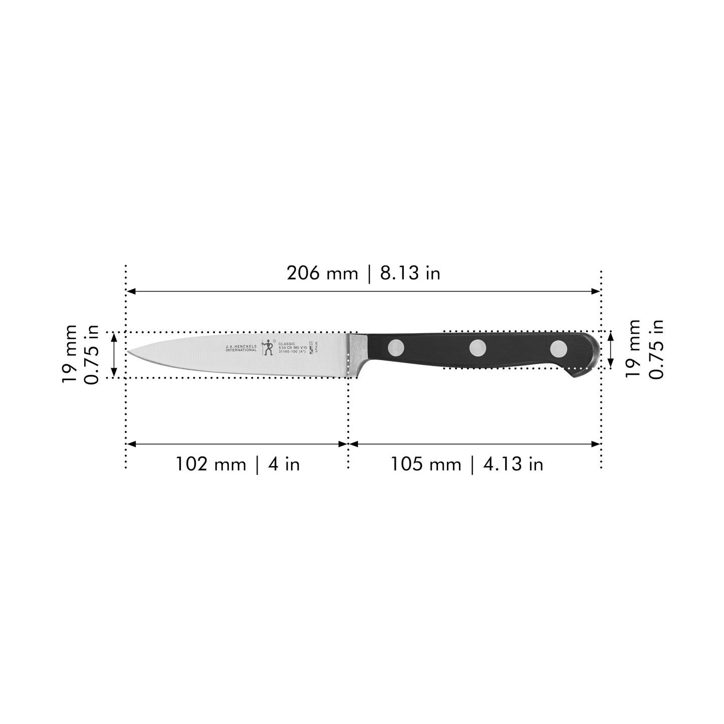 HENCKELS Classic 4 inch Paring Knife