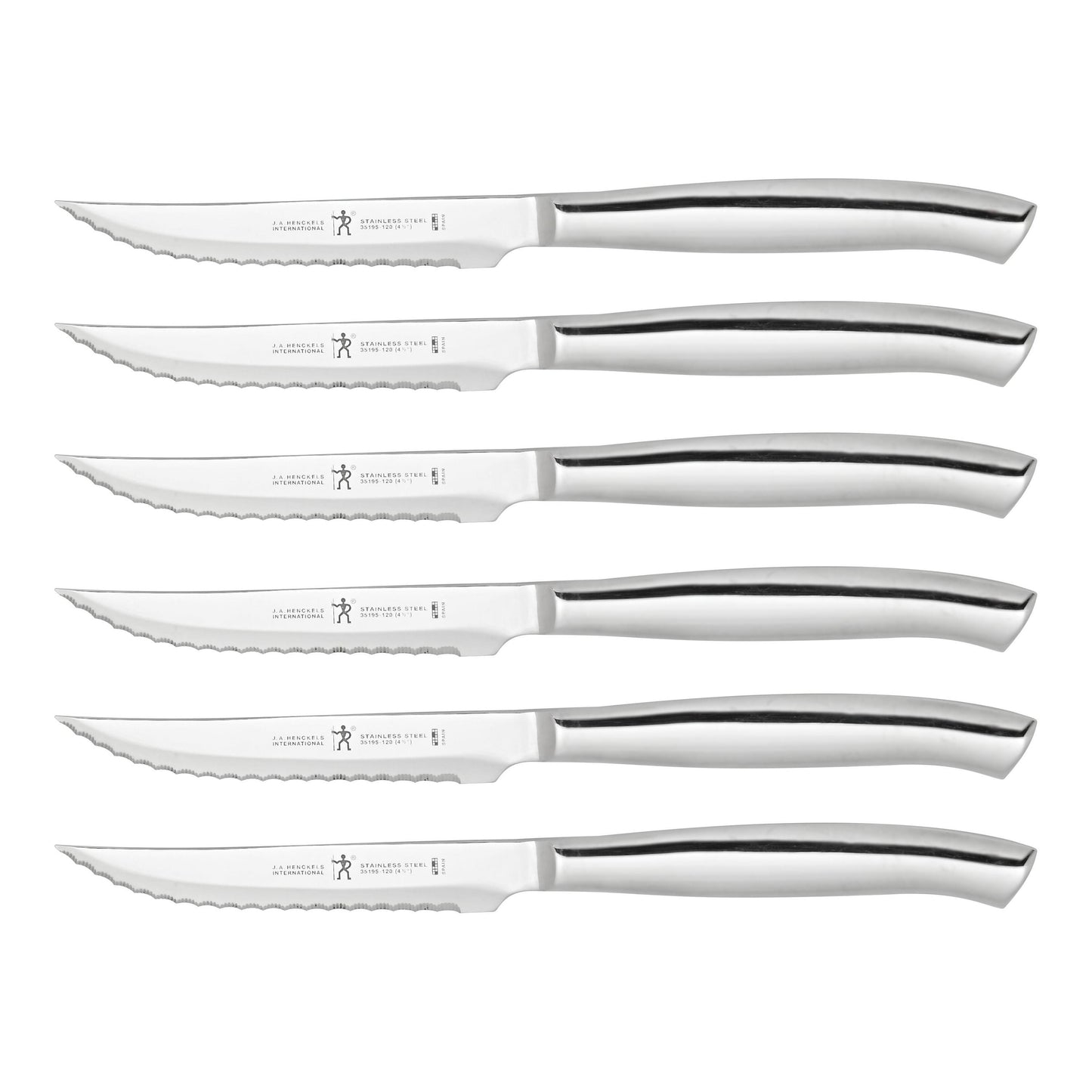 HENCKELS 6 Piece Steak Set, Silver