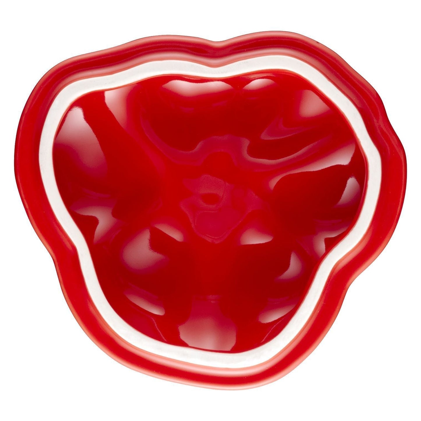 STAUB Ceramique 450 Ml Ceramic Pepper Cocotte, Orange-Red