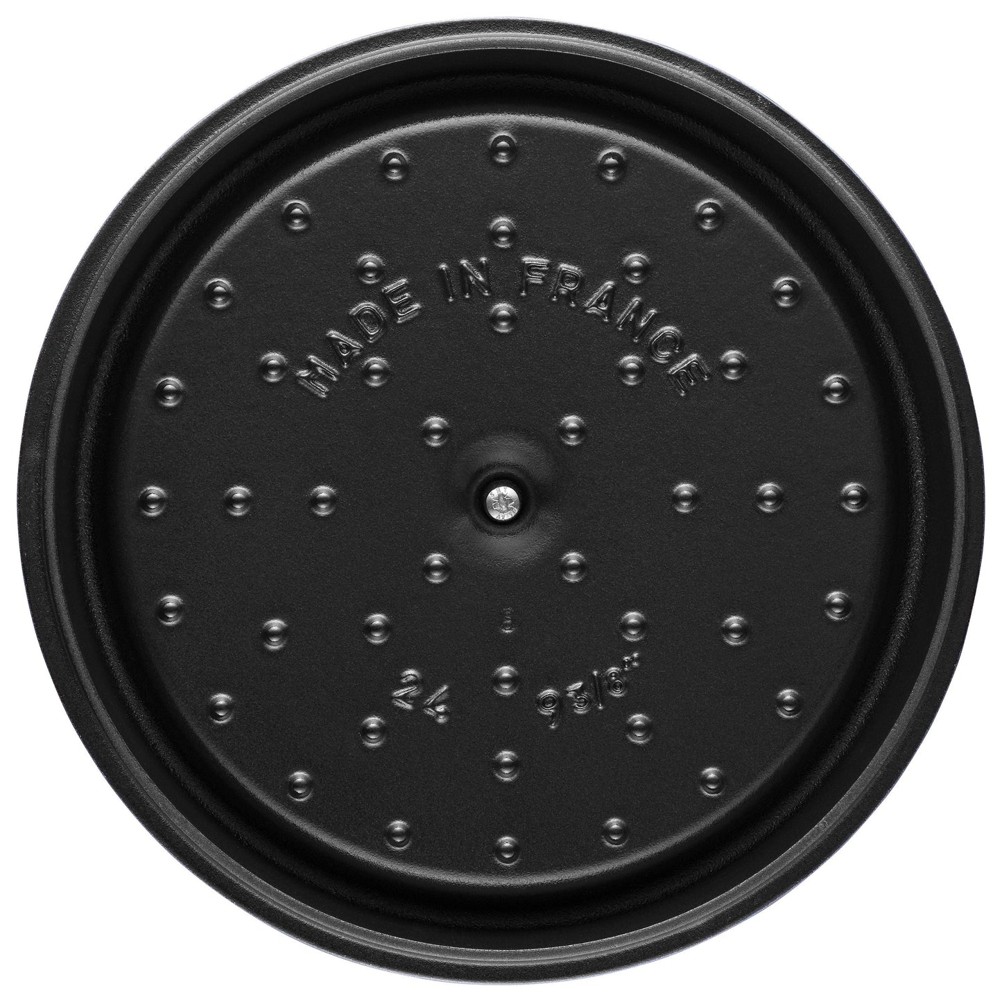 STAUB La Cocotte 4.75 L Cast Iron Round Tall Cocotte, White Truffle