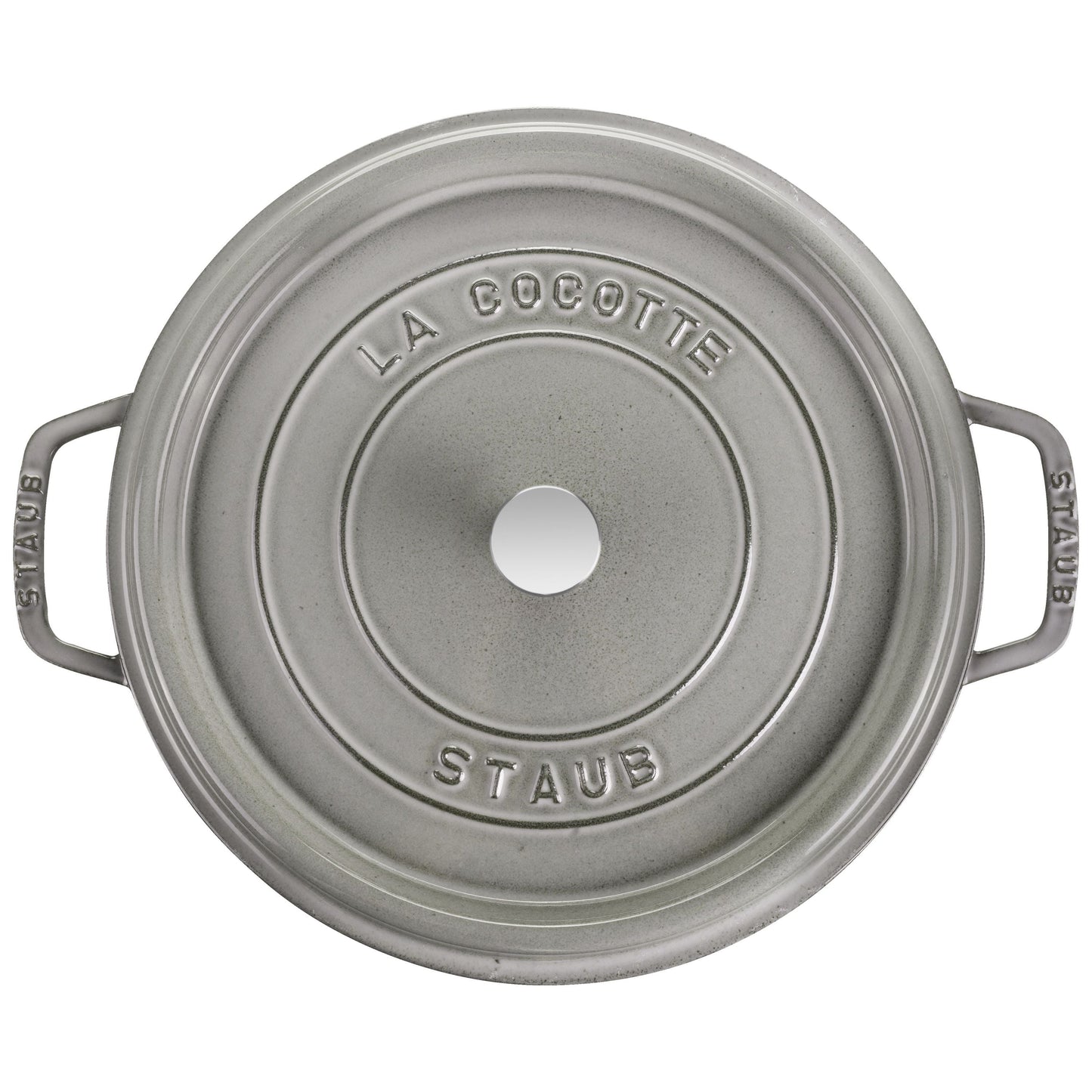 STAUB La Cocotte 8.4 L Cast Iron Round Cocotte, Graphite-Grey