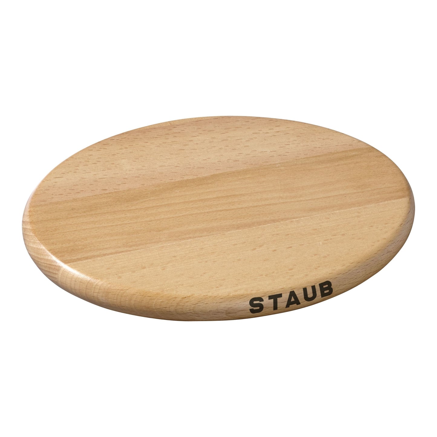 STAUB Specialities 21 cm Oval Beech Trivet Magnetic, Brown