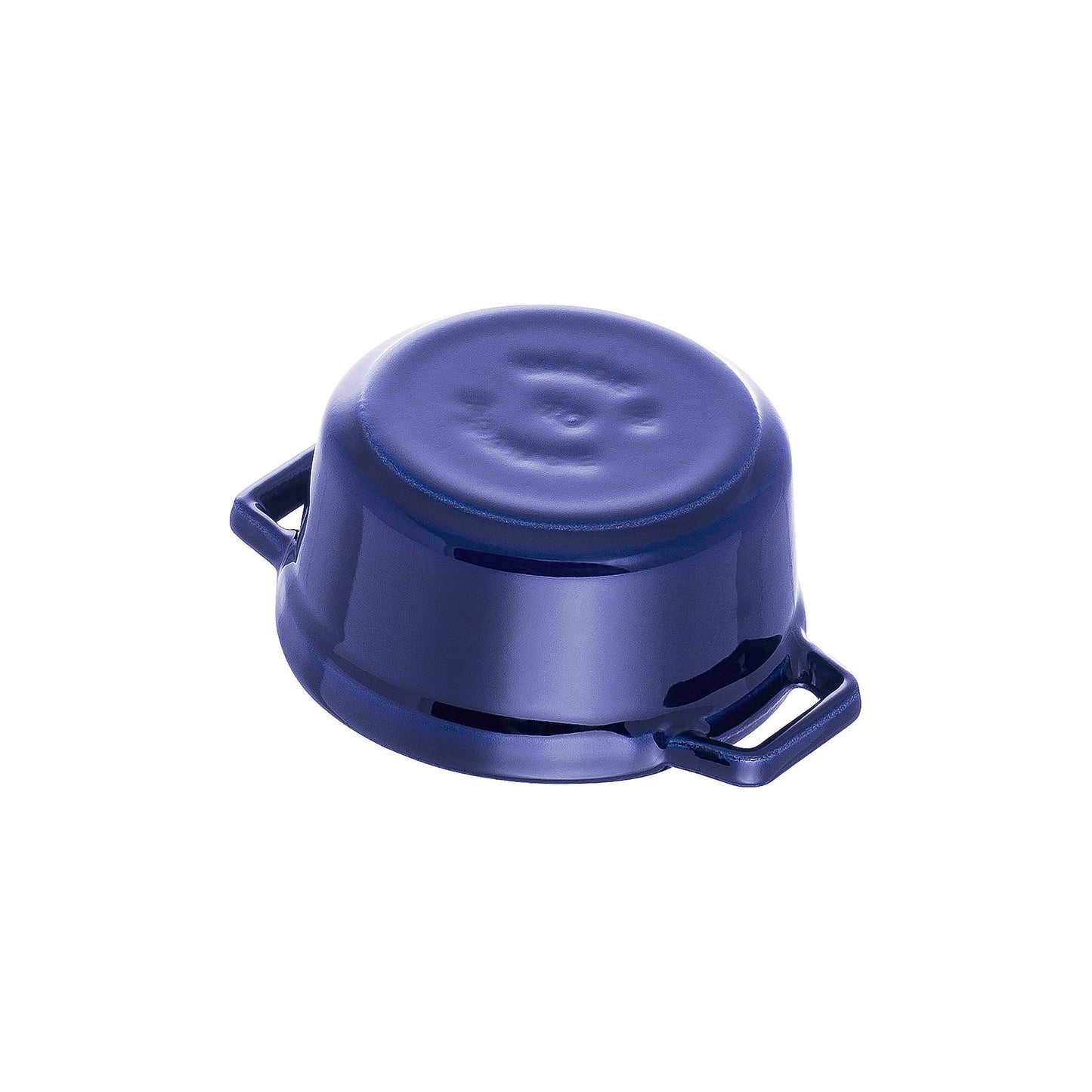 STAUB La Cocotte 250 mL Cast Iron Round Mini Cocotte, Dark-Blue