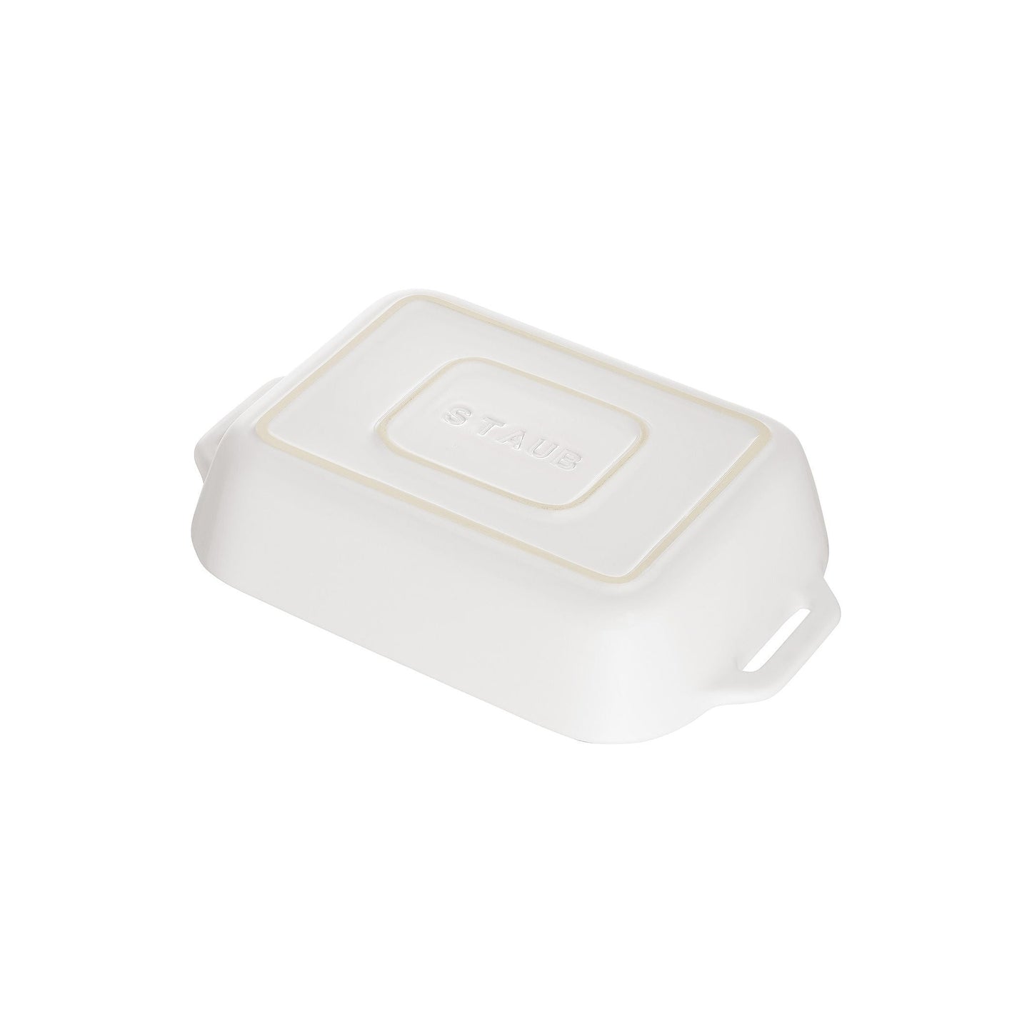 STAUB Ceramique 400 Ml Ceramic Rectangular Oven Dish, White