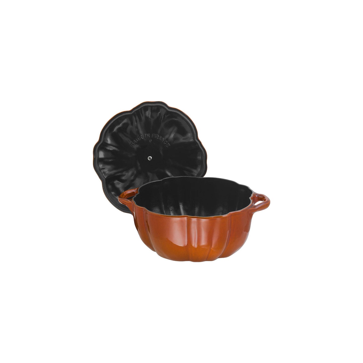 STAUB La Cocotte 3.25 L Cast Iron Pumpkin Cocotte, Cinnamon