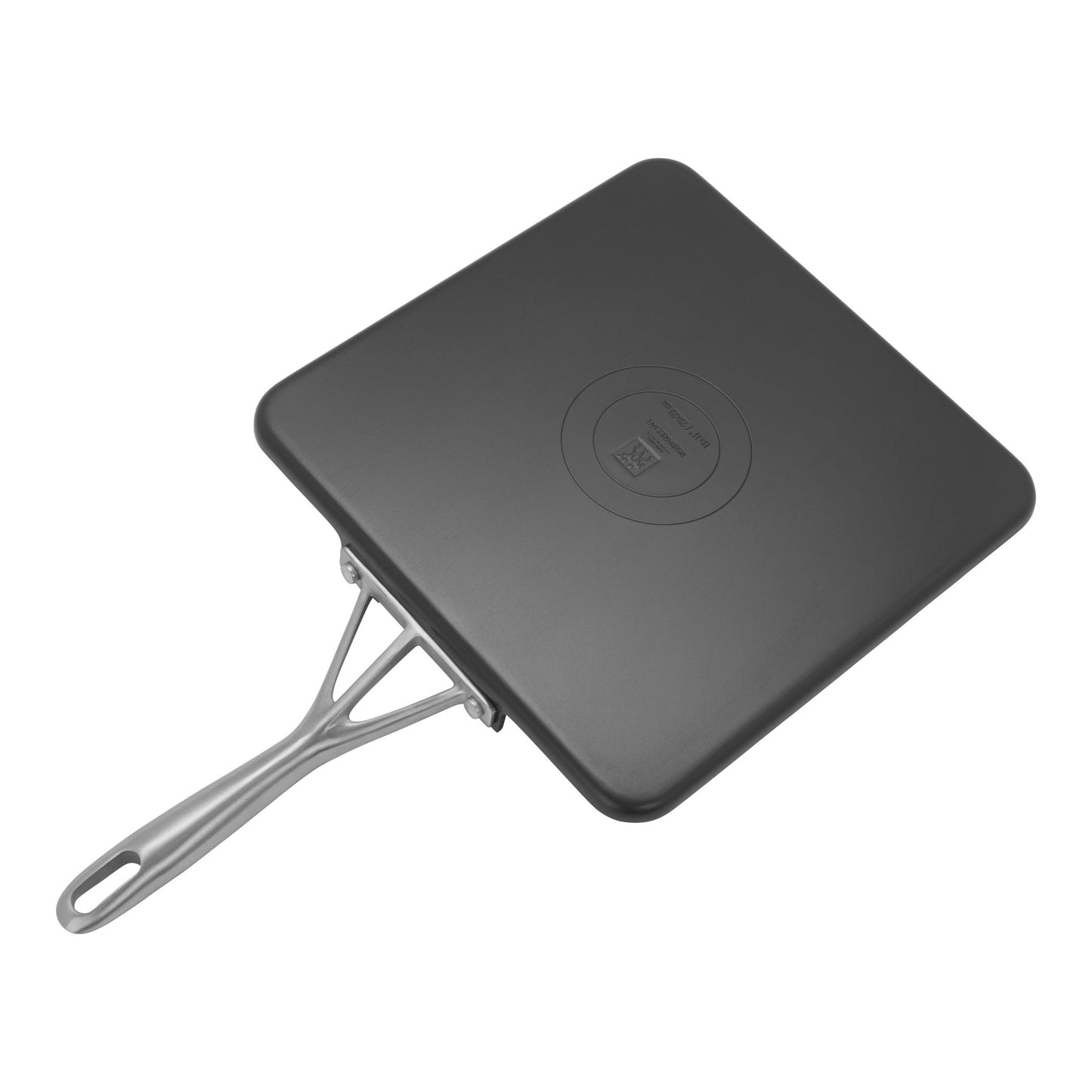 ZWILLING NONSTICK GRIDDLE 28 Cm / 11 Inch Aluminum Square Non-Stick Griddle, Black