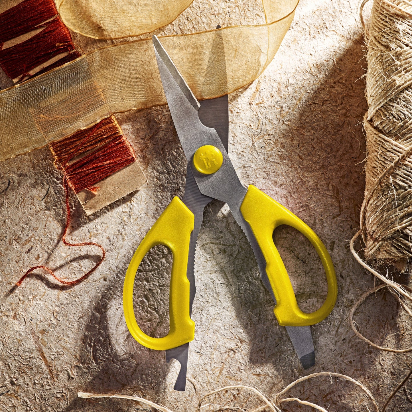 HENCKELS Kitchen Elements Multi-Purpose Shears, Yellow