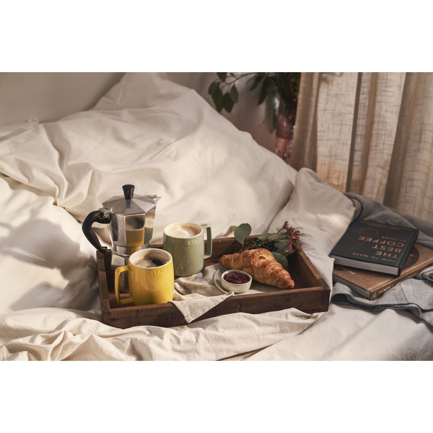 STAUB Ceramique Ceramic Mug, Eucalyptus, 350ml