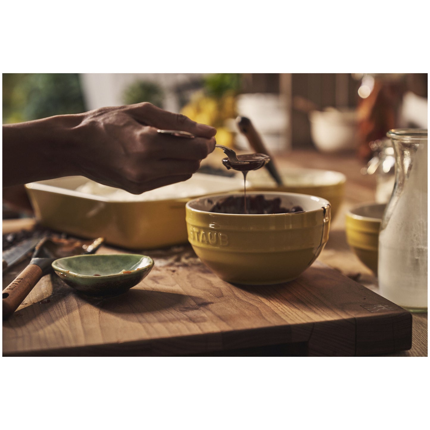 STAUB Ceramique 17 Cm / 2 Piece Ceramic Bowl Set, Citron