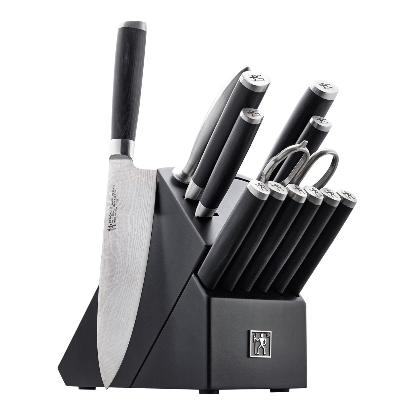 HENCKELS Damascus Black 14 Piece Knife Block Set