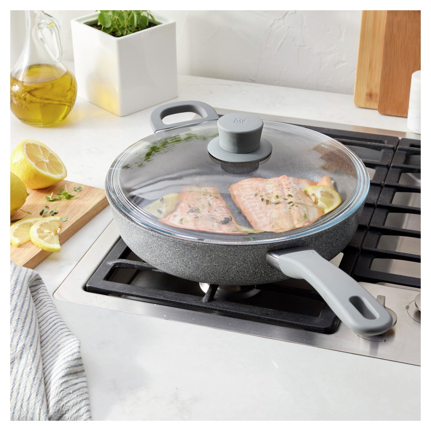 ZWILLING Parma Plus 28 Cm Aluminum Saute Pan With Lid