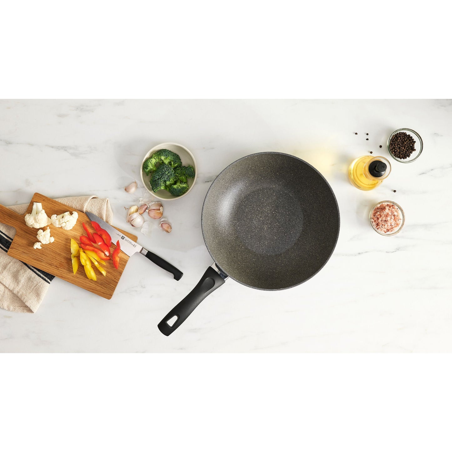 ZWILLING Cortina Granitium 28 Cm / 11 Inch Plastic Wok
