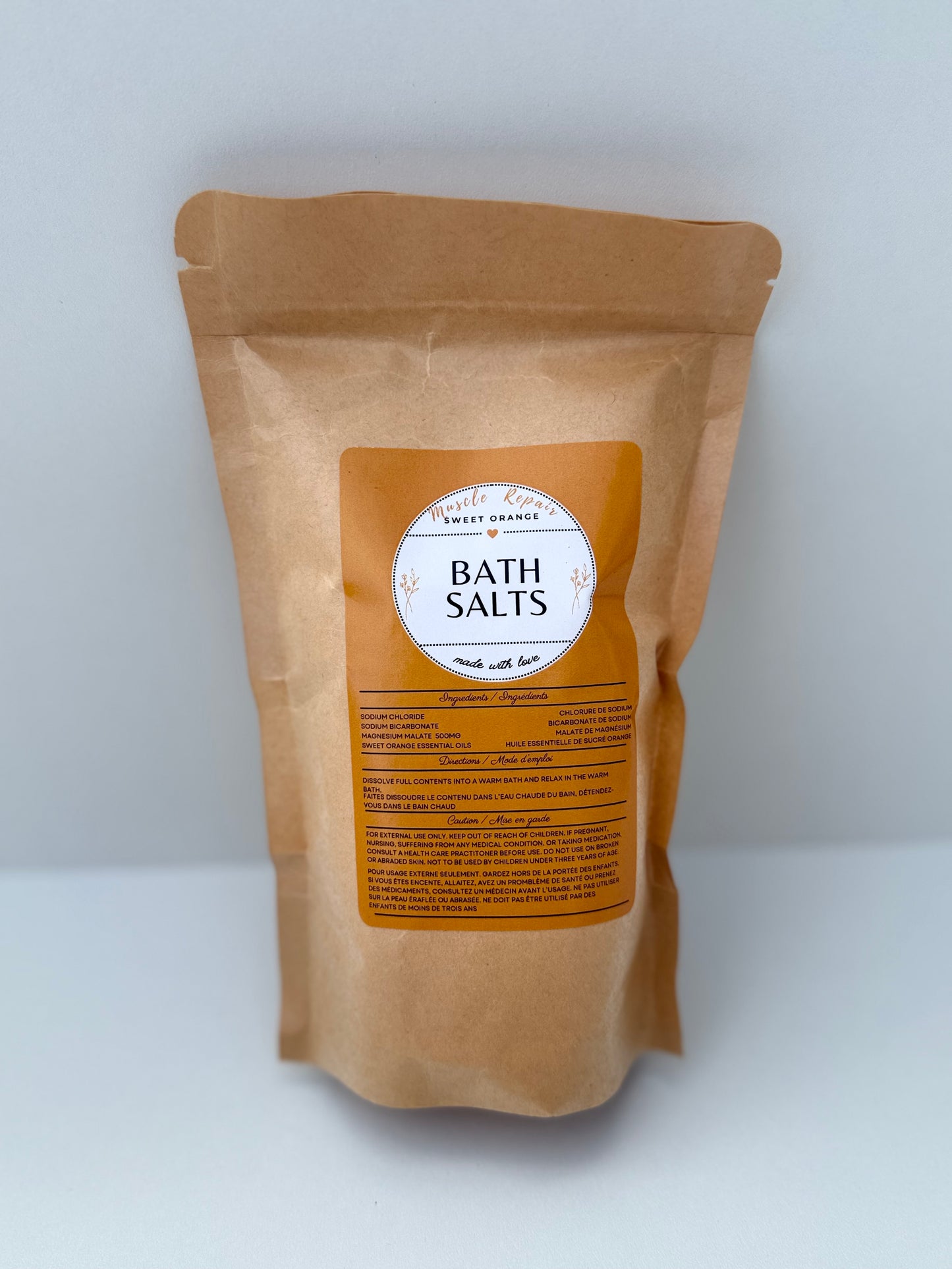 Muscle Repair Bath Salt - Sweet Orange 4pk