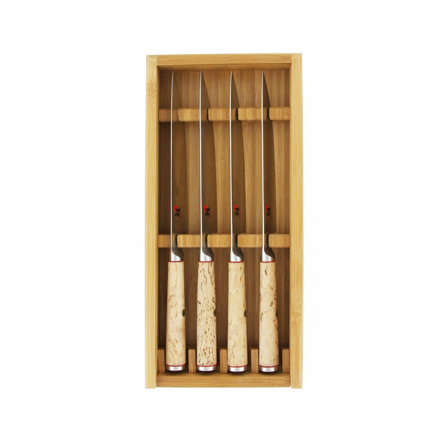 MIYABI 5000 MCD 4 Piece Steak Set, Brown