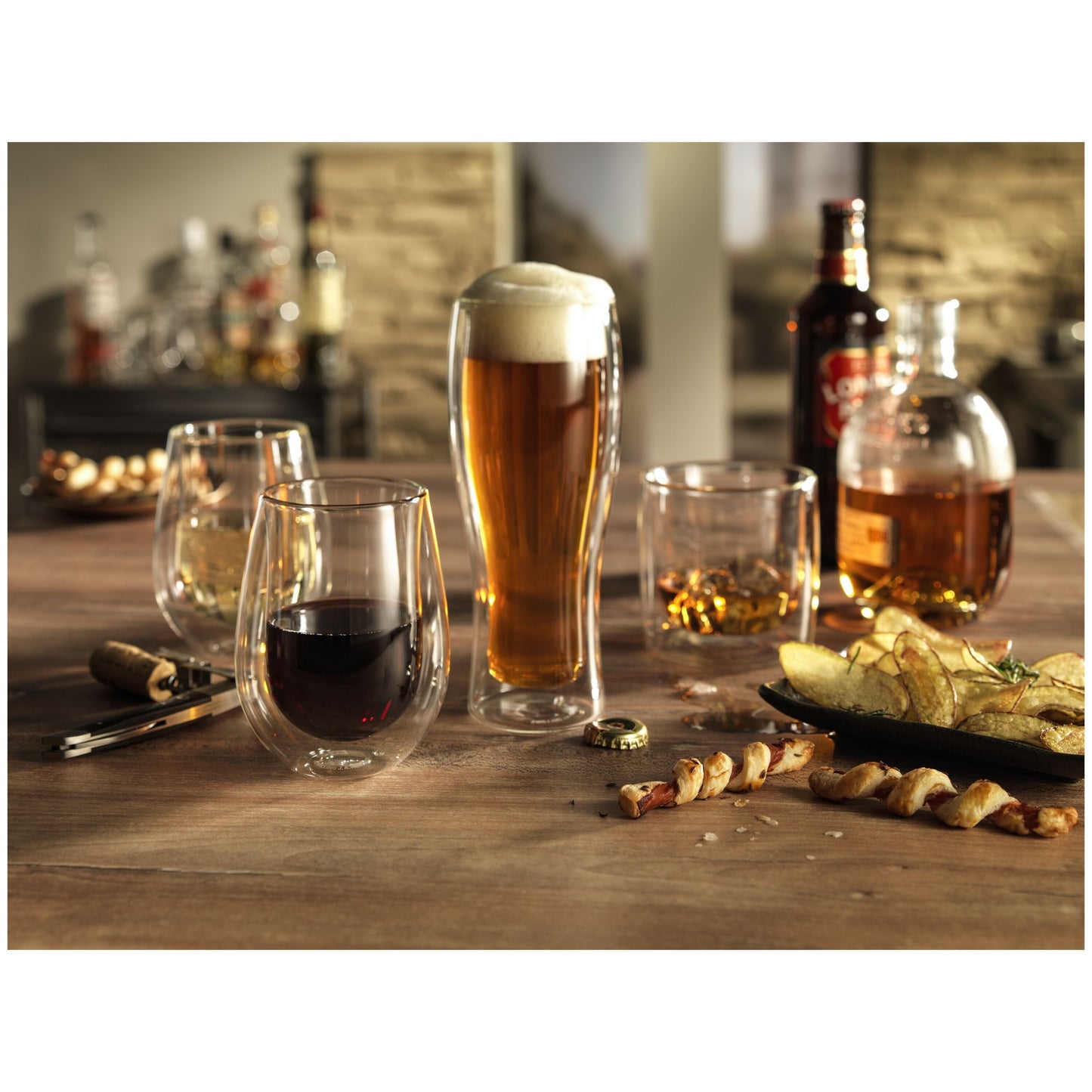 ZWILLING Sorrento Bar 2 Piece Beer Glass Set, Transparent
