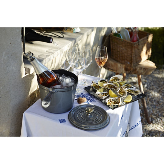 STAUB Specialities 2.8 L Cast Iron Round Sauce Pan, Graphite-Grey