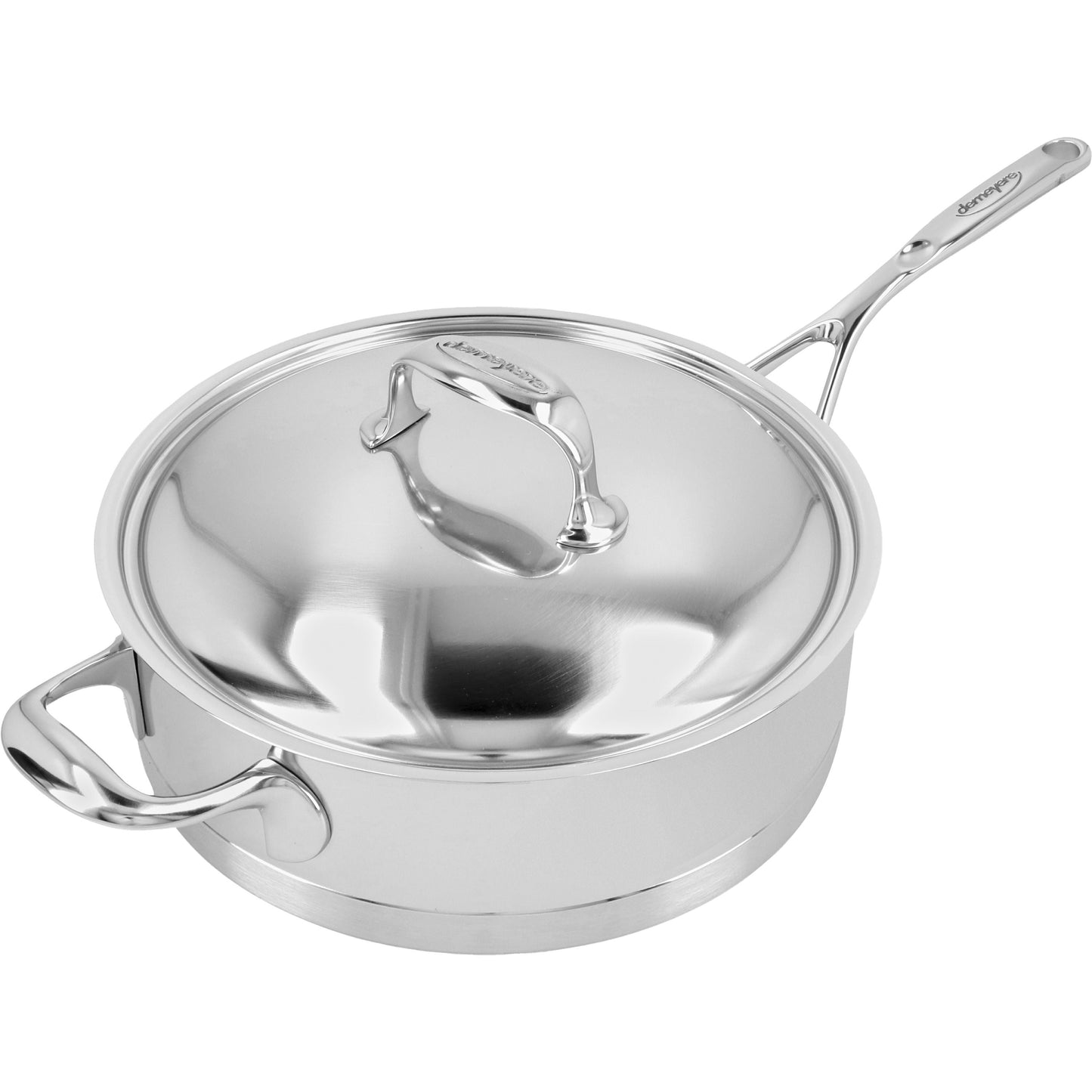 DEMEYERE Atlantis 7 28 Cm 18/10 Stainless Steel Saute Pan With Lid