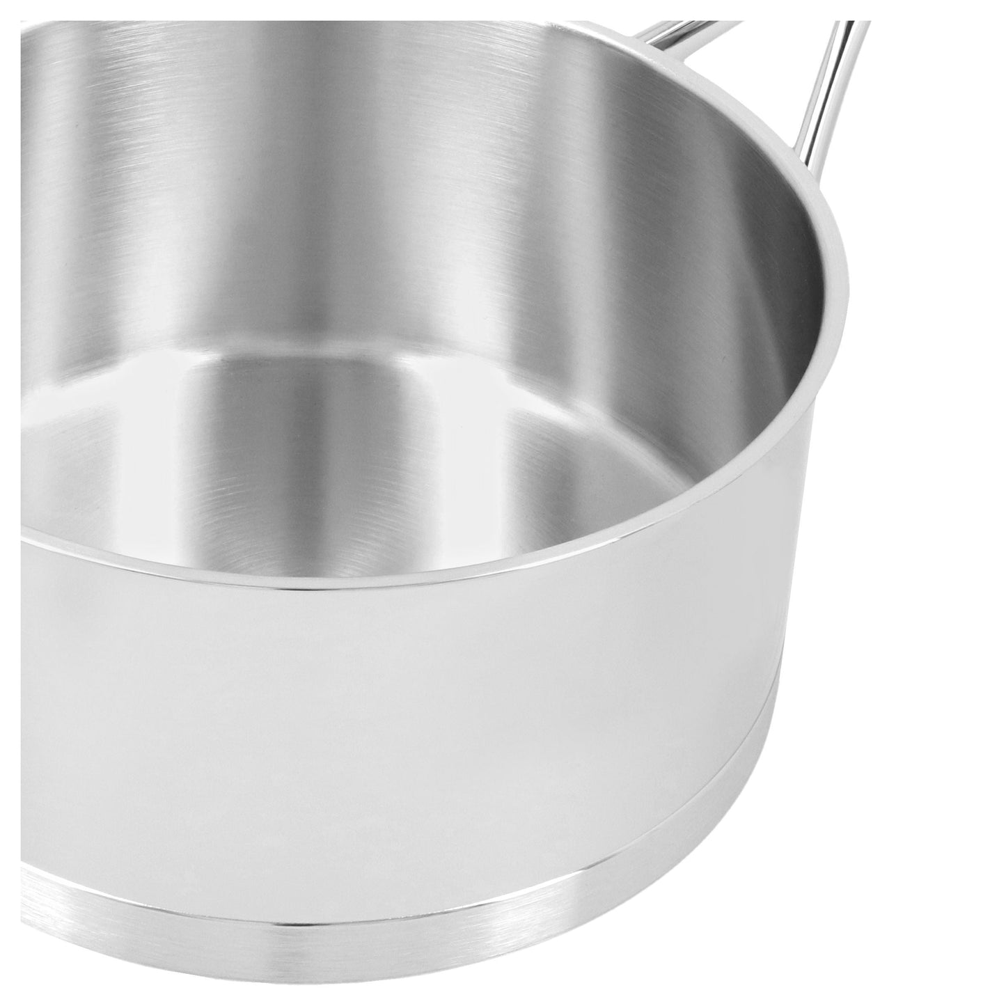 DEMEYERE Atlantis 7 3 L 18/10 Stainless Steel Round Sauce Pan With Lid, Silver