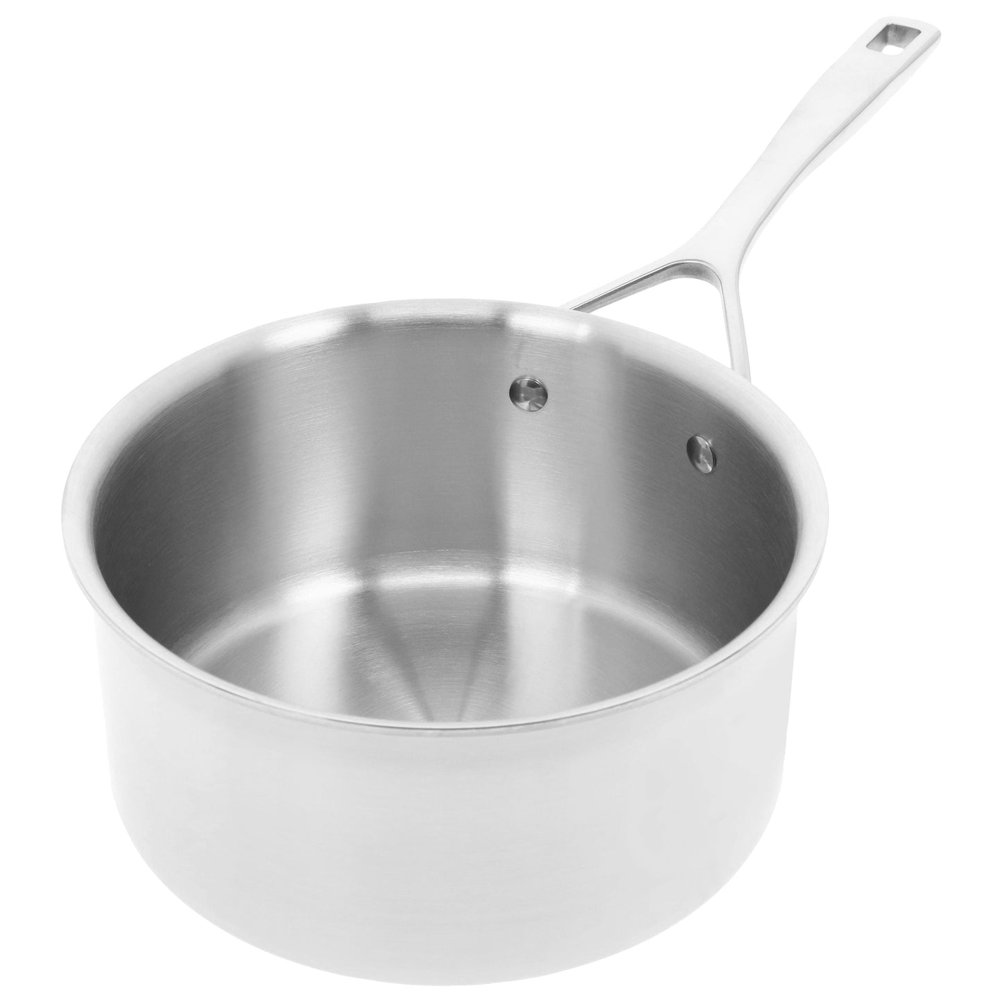 DEMEYERE Essential 5 1.4 L 18/10 Stainless Steel Round Sauce Pan, Silver