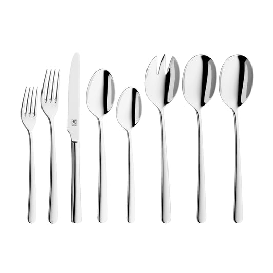 ZWILLING Nova 63 Piece Flatware Set Polished