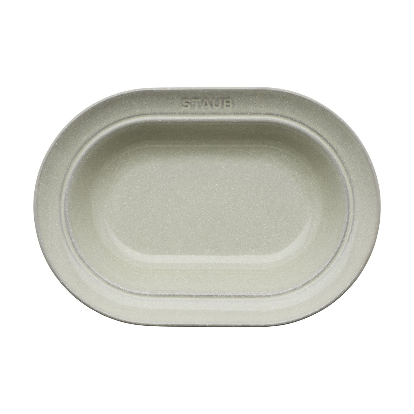 STAUB Dining Line 25 Cm Ceramic Oval Serving Dish, White