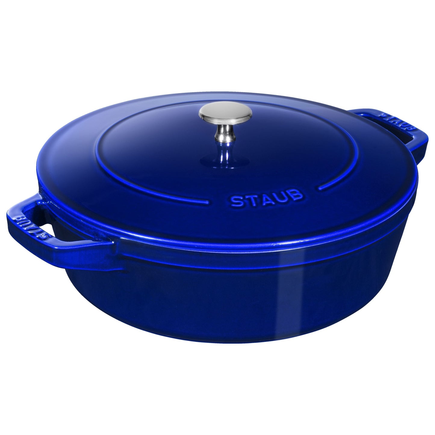 STAUB Stackable Set Stackable Set Large 4 Piece Cast Iron, Dark-Blue