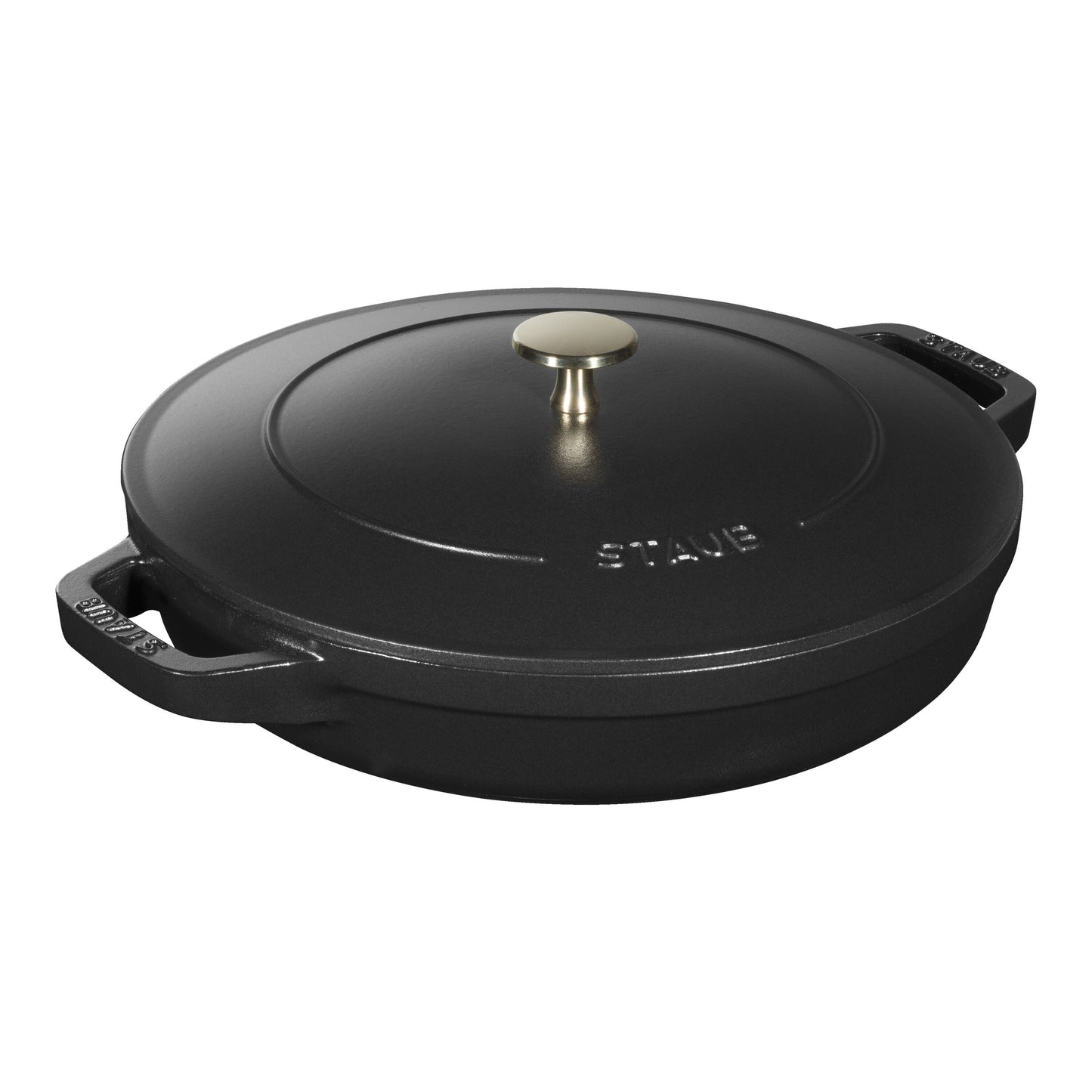 STAUB Stackable Set Stackable Set  3 Piece Cast Iron, Black