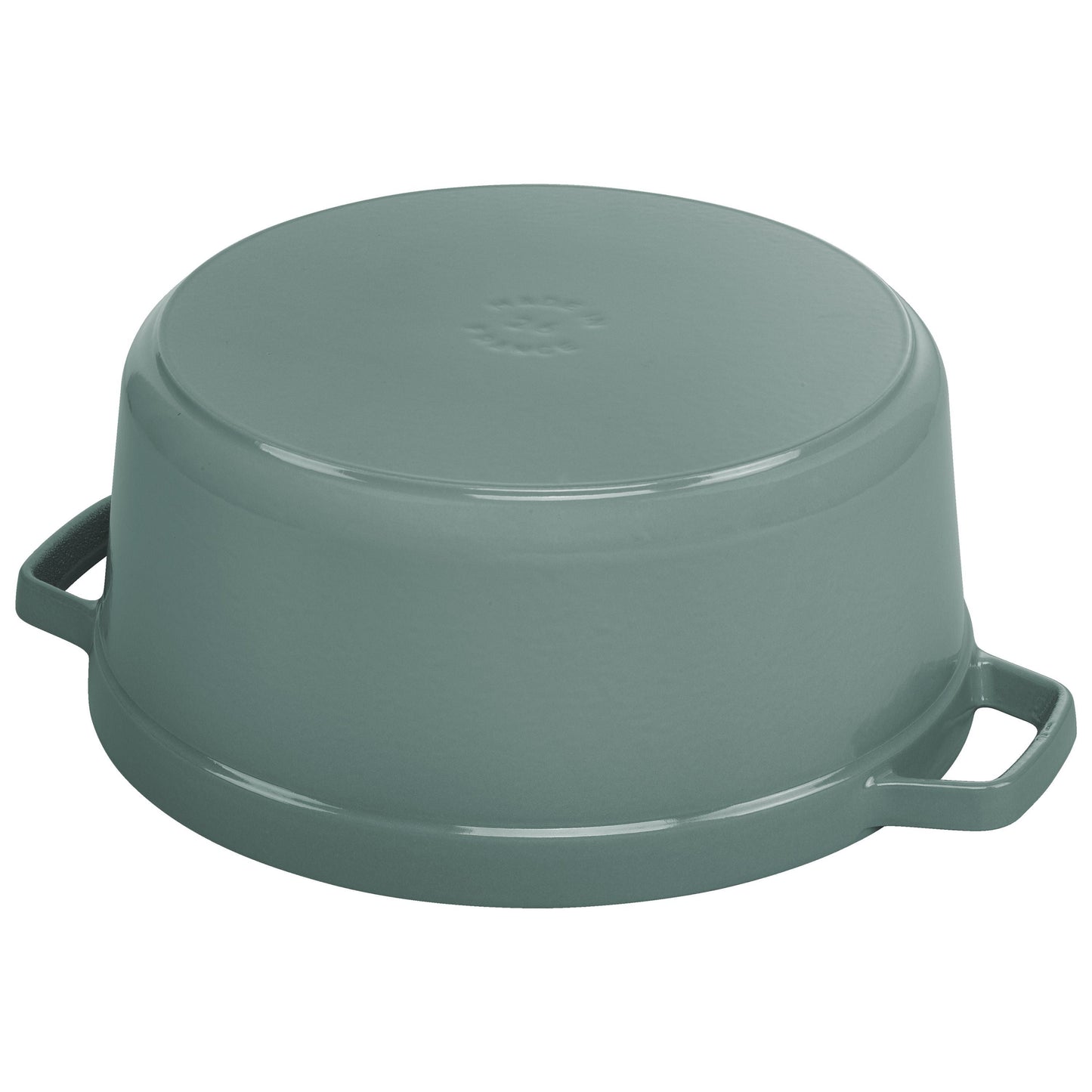 STAUB La Cocotte 5.25 L Cast Iron Round Cocotte, Eucalyptus
