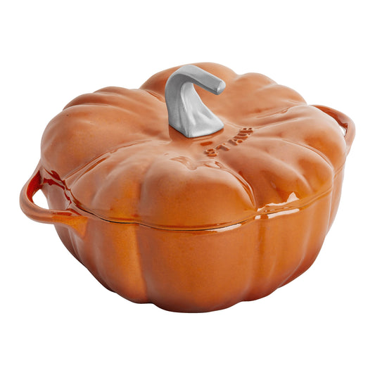 STAUB La Cocotte 3.25 L Cast Iron Pumpkin Cocotte, Cinnamon