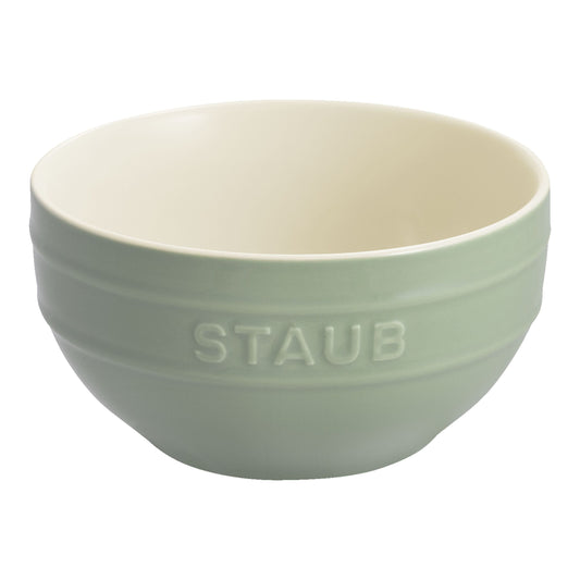 STAUB Ceramique 12 Cm Ceramic Round Bowl, Eucalyptus