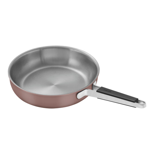 ZWILLING Pure Frying Pan, 28 Cm / 11 Inch, 18/10 Stainless Steel, Rose