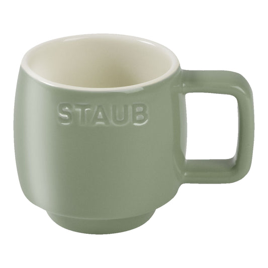 STAUB Ceramique Ceramic Mug, Eucalyptus, 100ml