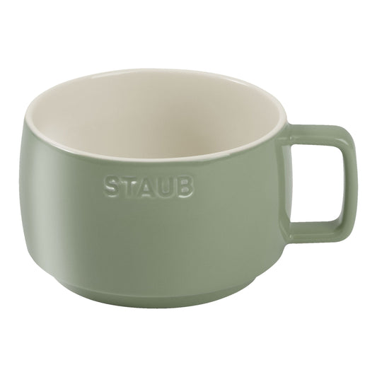 STAUB Ceramique Ceramic Mug, Eucalyptus, 500ml