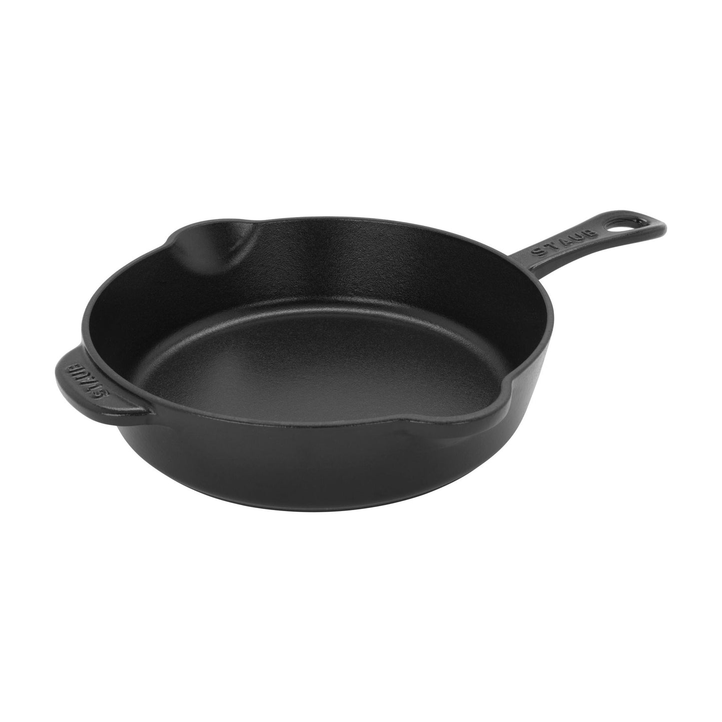 STAUB Pans 22 Cm / 8.5 Inch Cast Iron Traditional Deep Frypan, Black