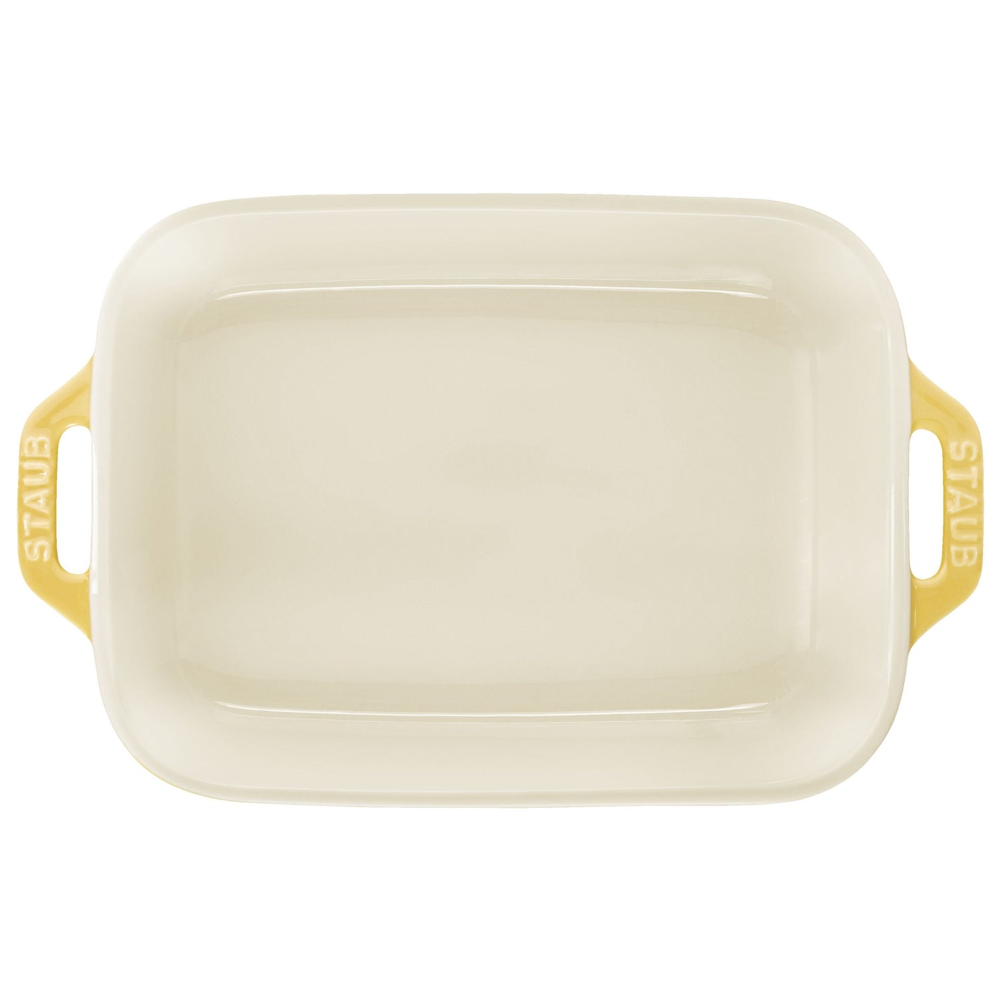 STAUB Ceramique Rectangular Baking Dish Set Citron 2 Piece