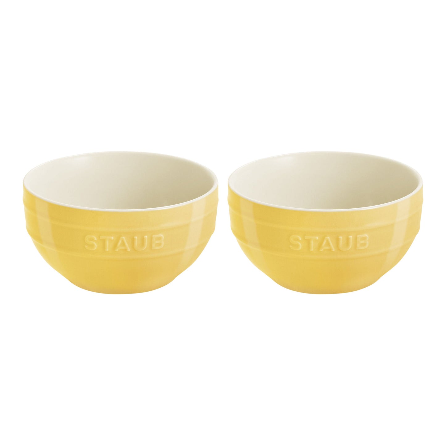 STAUB Ceramique 17 Cm / 2 Piece Ceramic Bowl Set, Citron