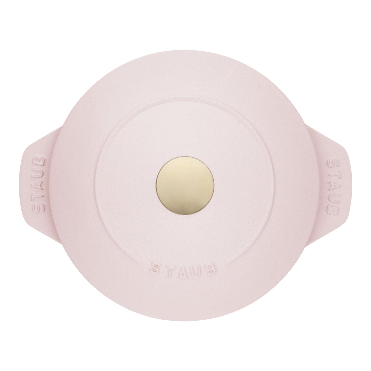 STAUB La Cocotte 1.75 L Cast Iron Round Rice Cocotte, Sorbet Rose