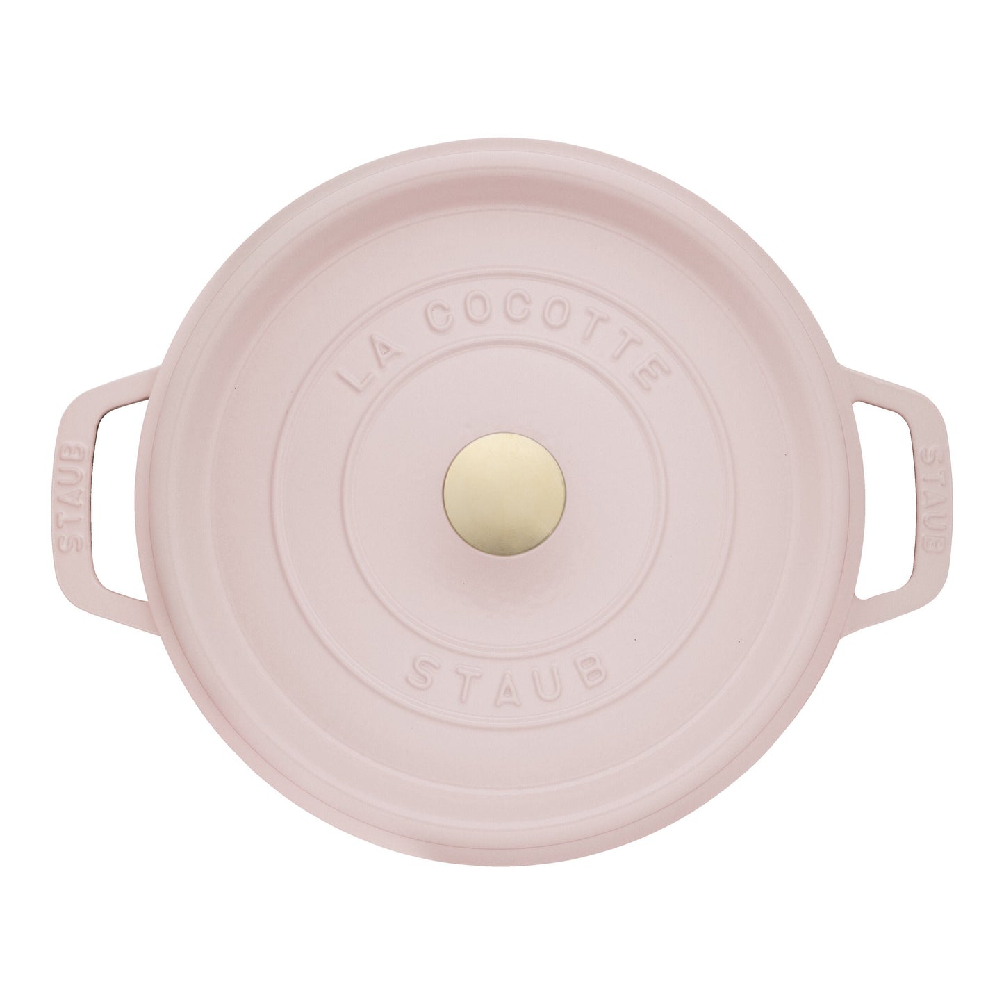 STAUB La Cocotte 3.7 L Cast Iron Round Cocotte, Sorbet Rose