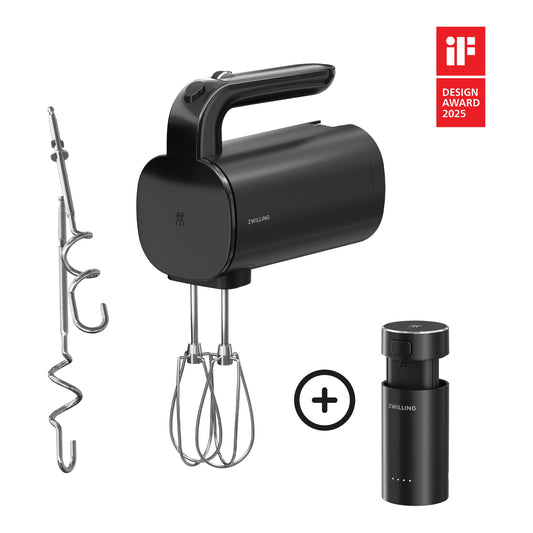 ZWILLING XTEND Cordless Hand Mixer Starter Set, Starter Set Including Battery